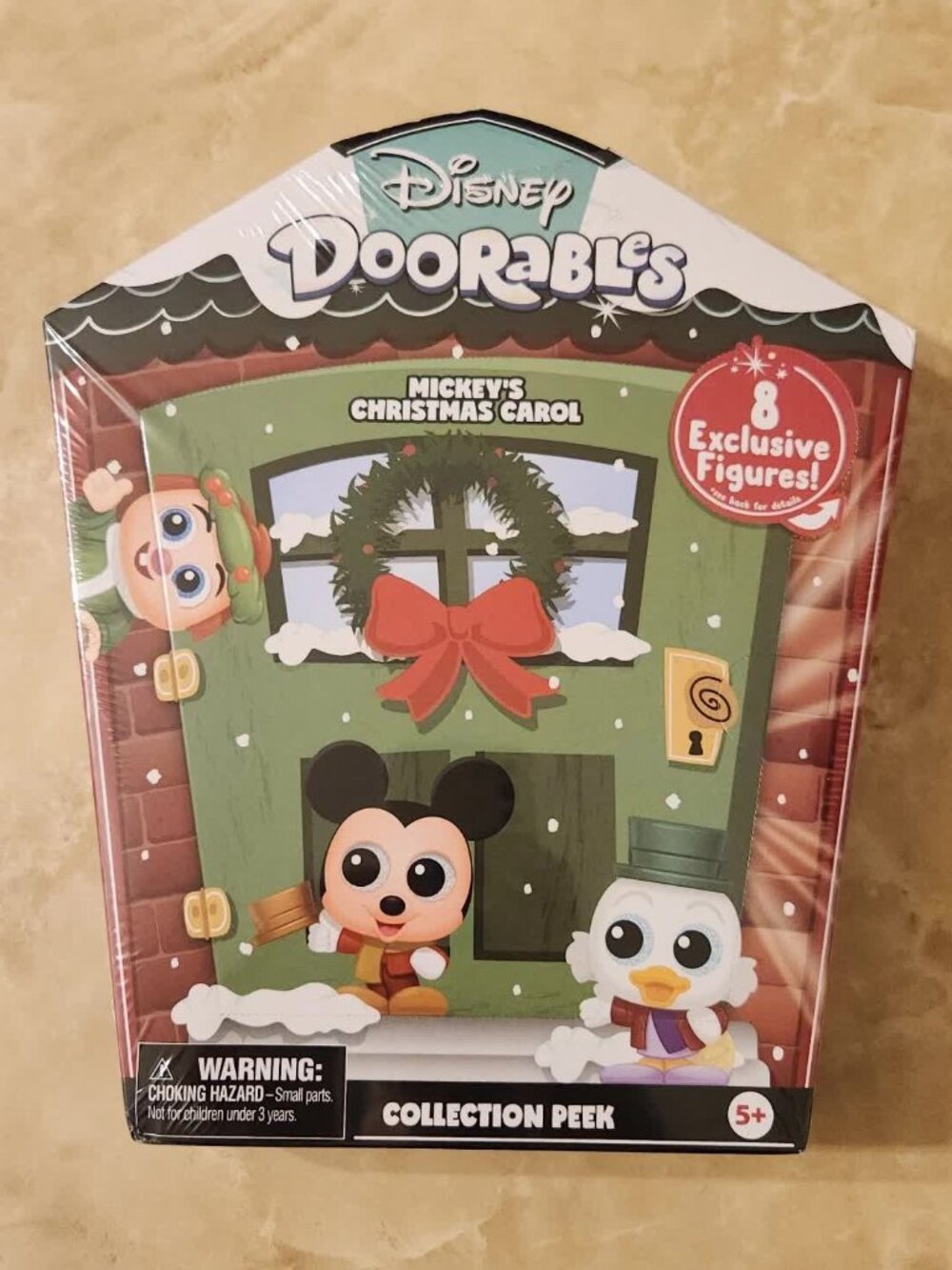Disney Doorables Mickey Christmas Carol Collector Peek New Sealed
